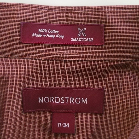 𝅺nordstrom Brown Smartcare Button-Up Shirt - Picture 2 of 5